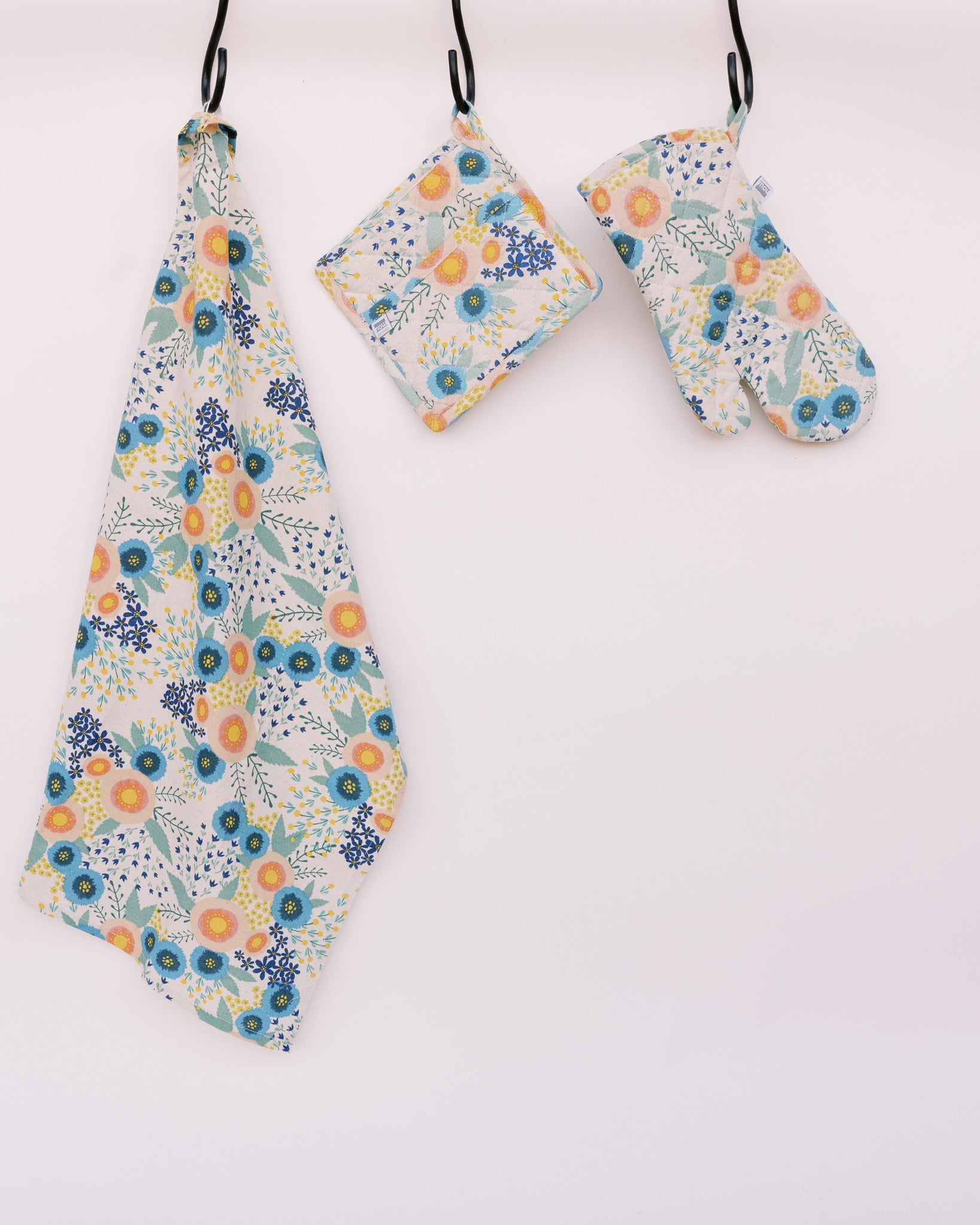 Garden Print Tea Towel