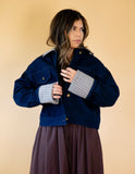River Contrast Denim Jacket Indigo