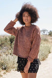 Alia Crewneck Sweater - Brick