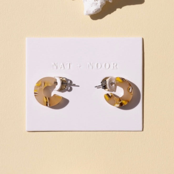 NAT + NOOR - Mali Hoop Earring - Sun