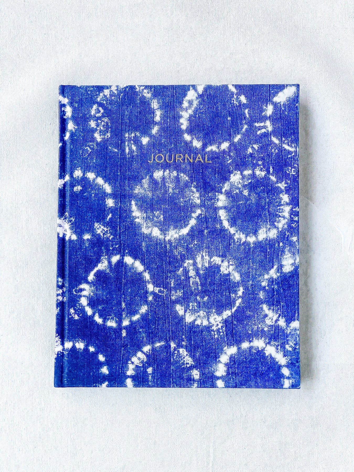 Blue Tie-Dye Desk Size Journal - The Foundry