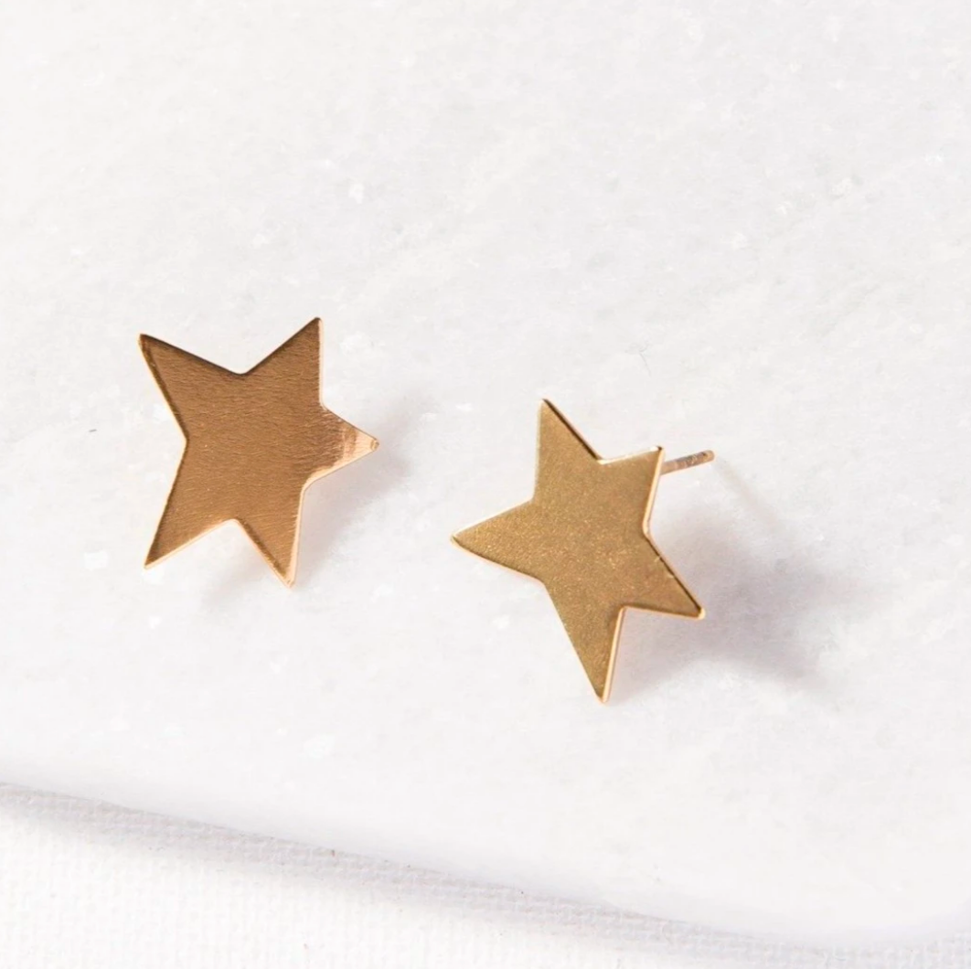Star Earrings - Gold